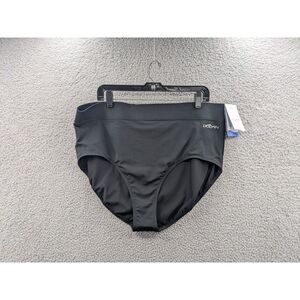 Dolfin Aquashape Women's Conservative Brief Style Swim Bottom Black 2XL *NEW*